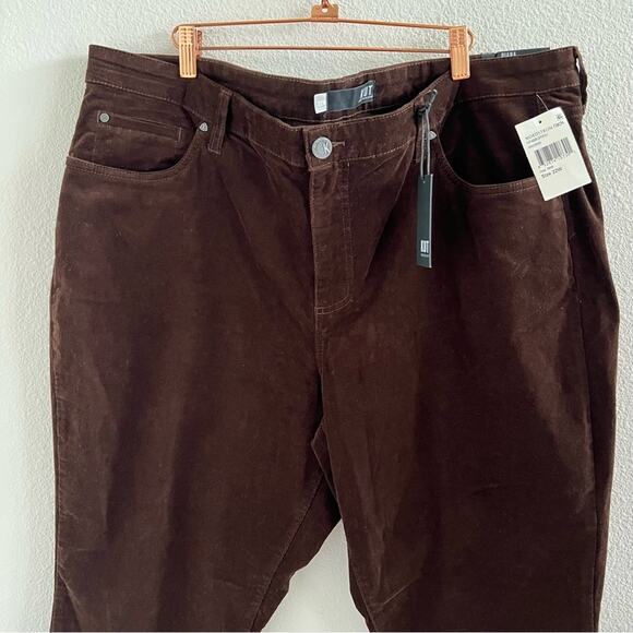 NWT Kut From The Kloth Diana Skinny Brownie Brown Pants 22W - Picture 3 of 9